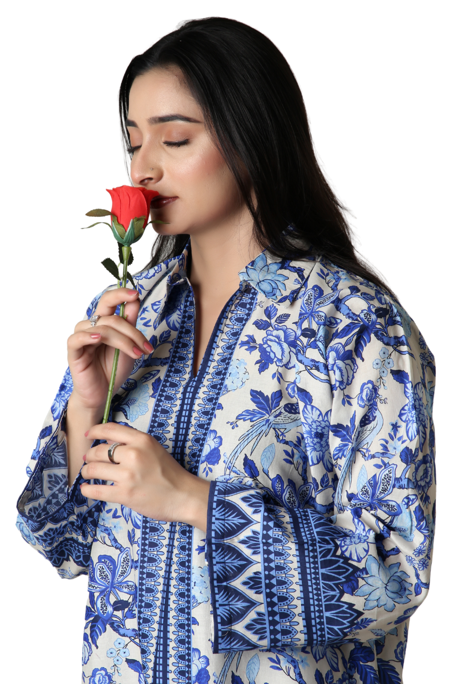 Sapphire Porcelain - Blue & White Floral Co-ord Set