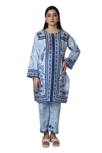 Azure Breeze - Printed Cotton Co-ord Set