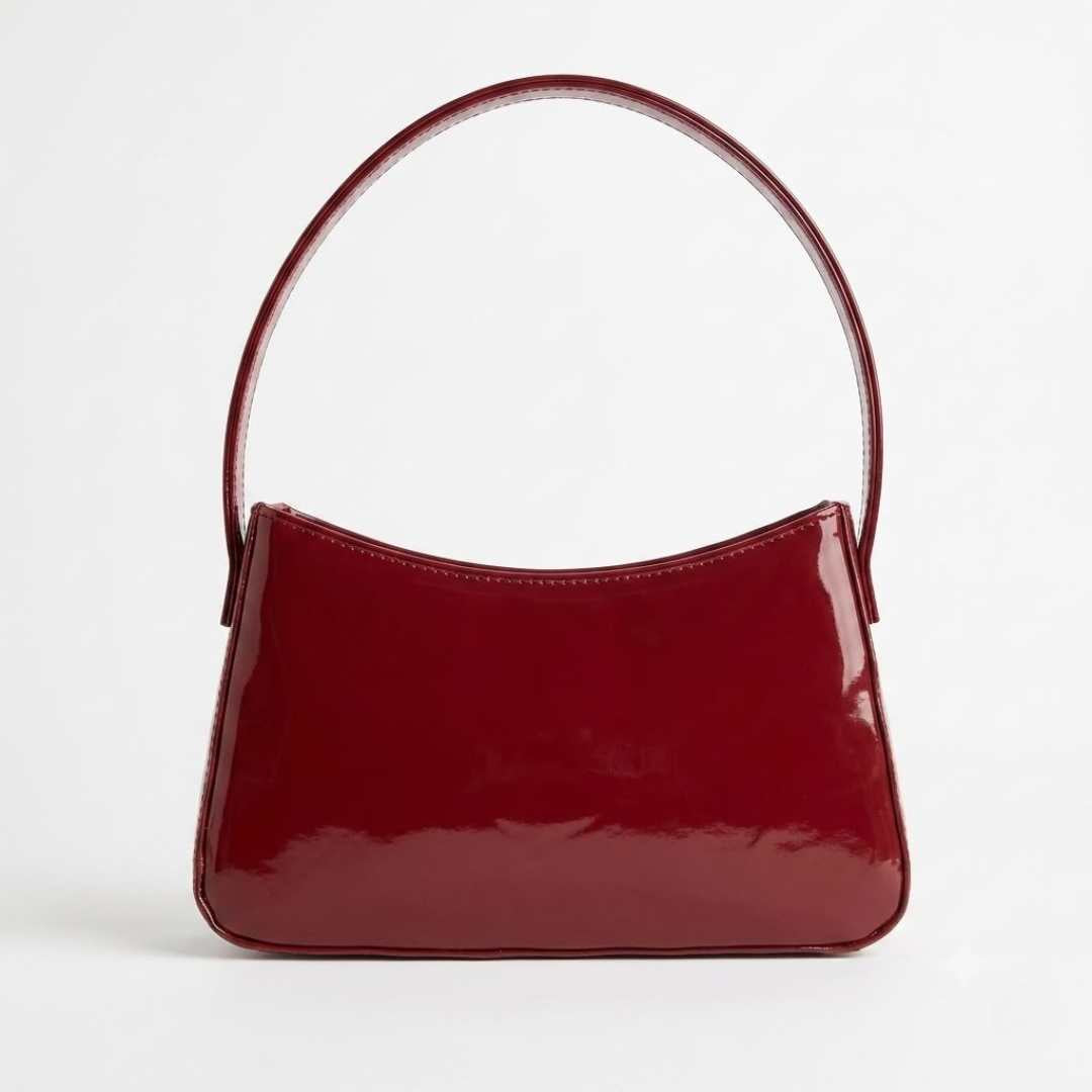 Ryndra Cherry Shoulder Bag - Deep Red