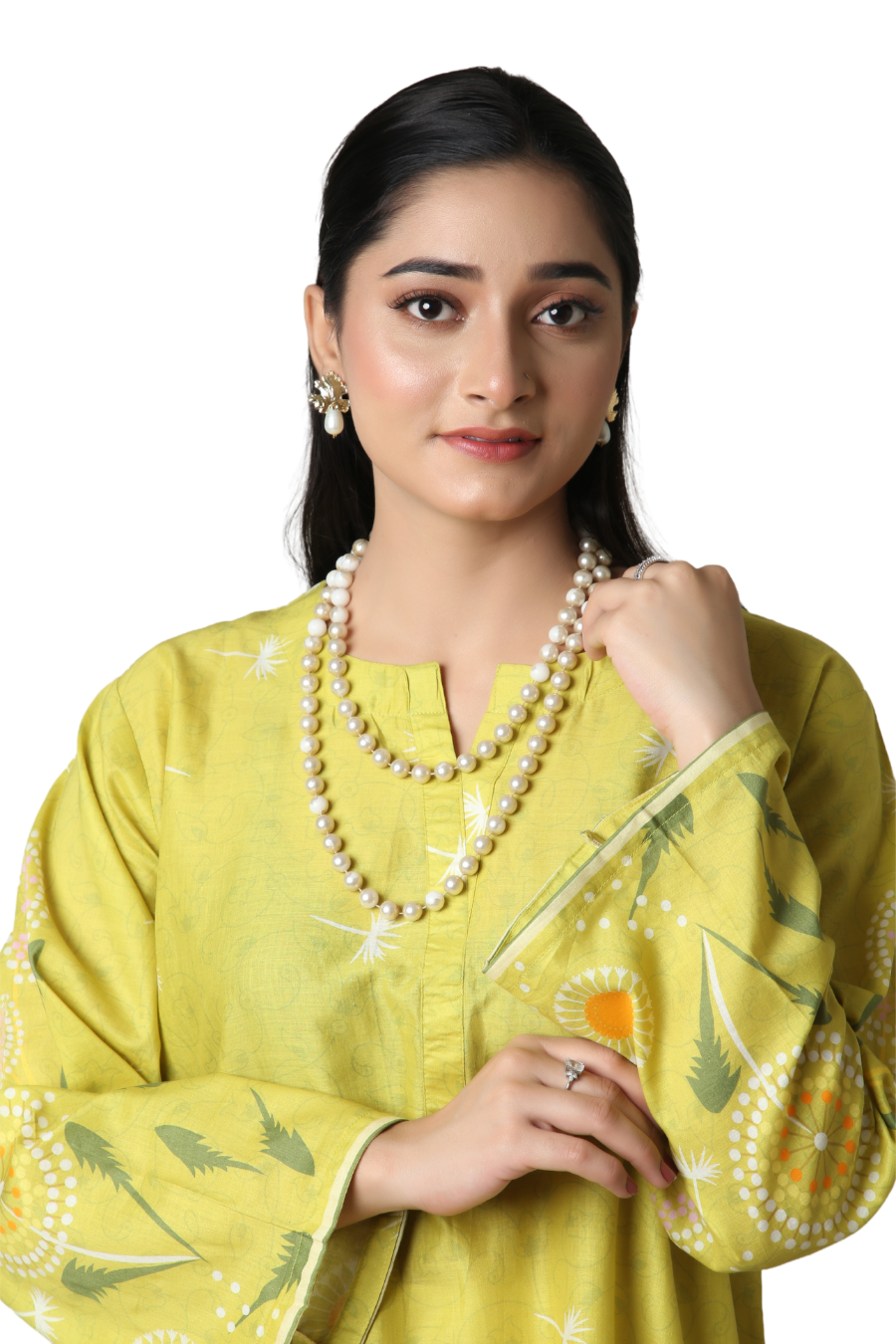 Sunshine Dandelion - Lime Yellow Printed Co-ord Set