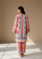 Coral Reef Bloom printed  Co-ord Set