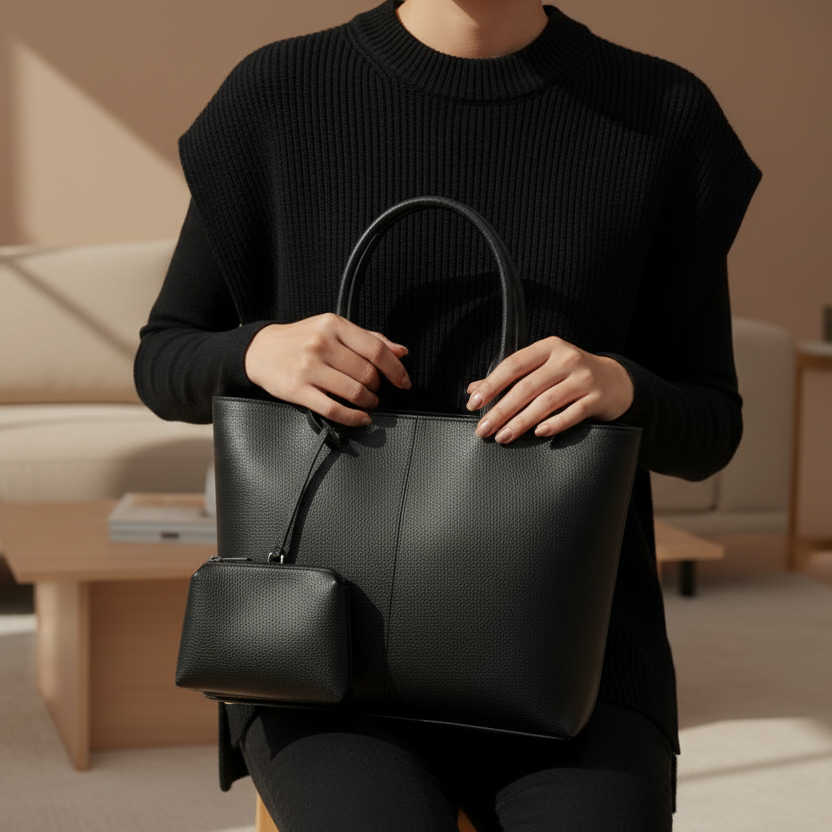 Ryndra Sera Handbag — Black