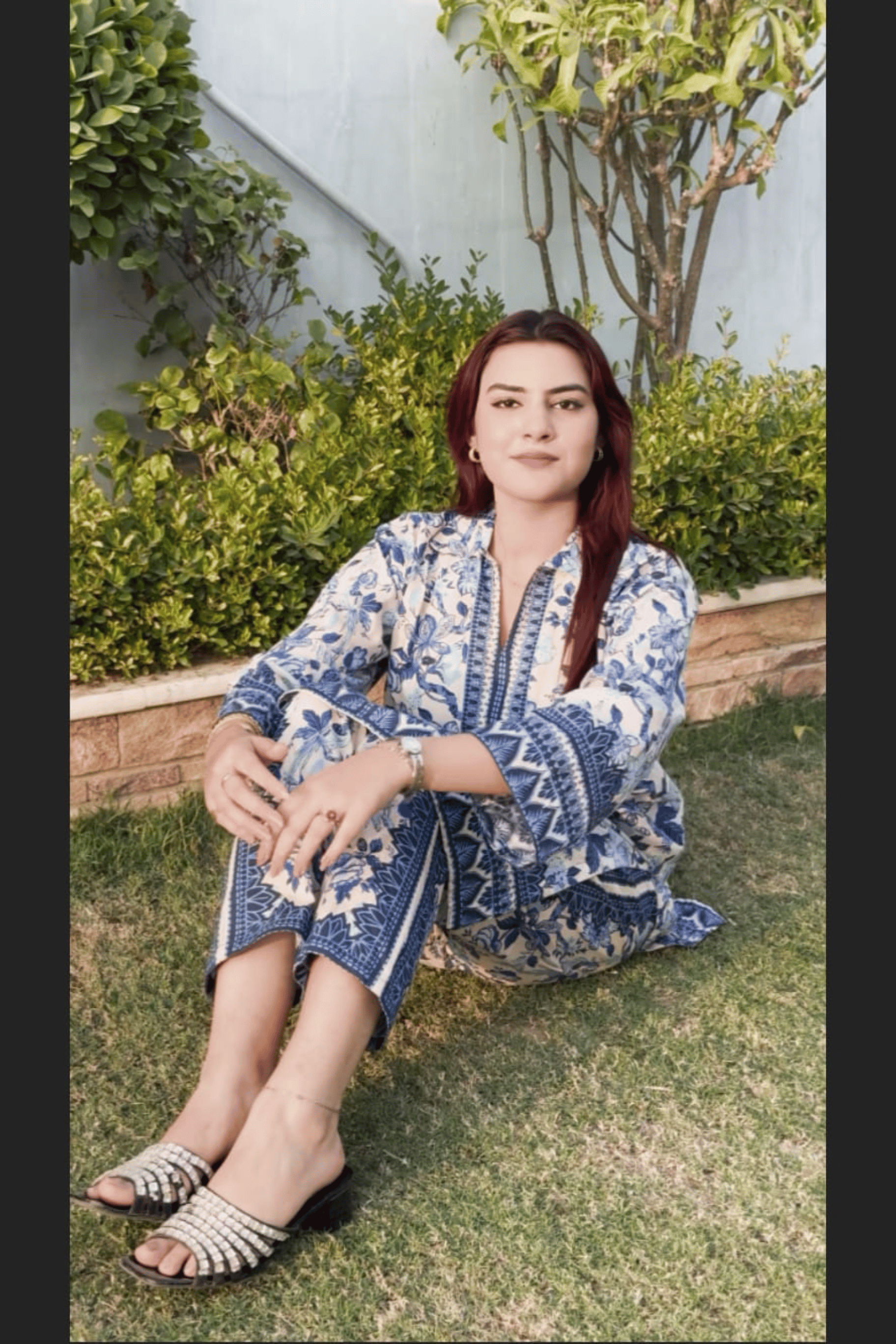 Sapphire Porcelain - Blue & White Floral Co-ord Set