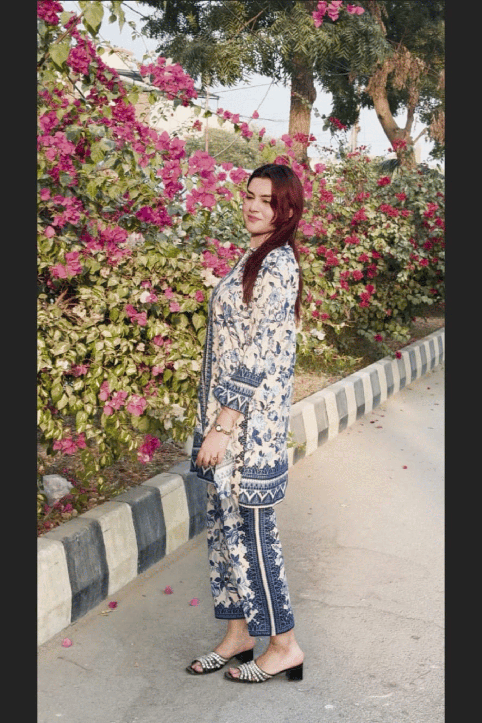 Sapphire Porcelain - Blue & White Floral Co-ord Set