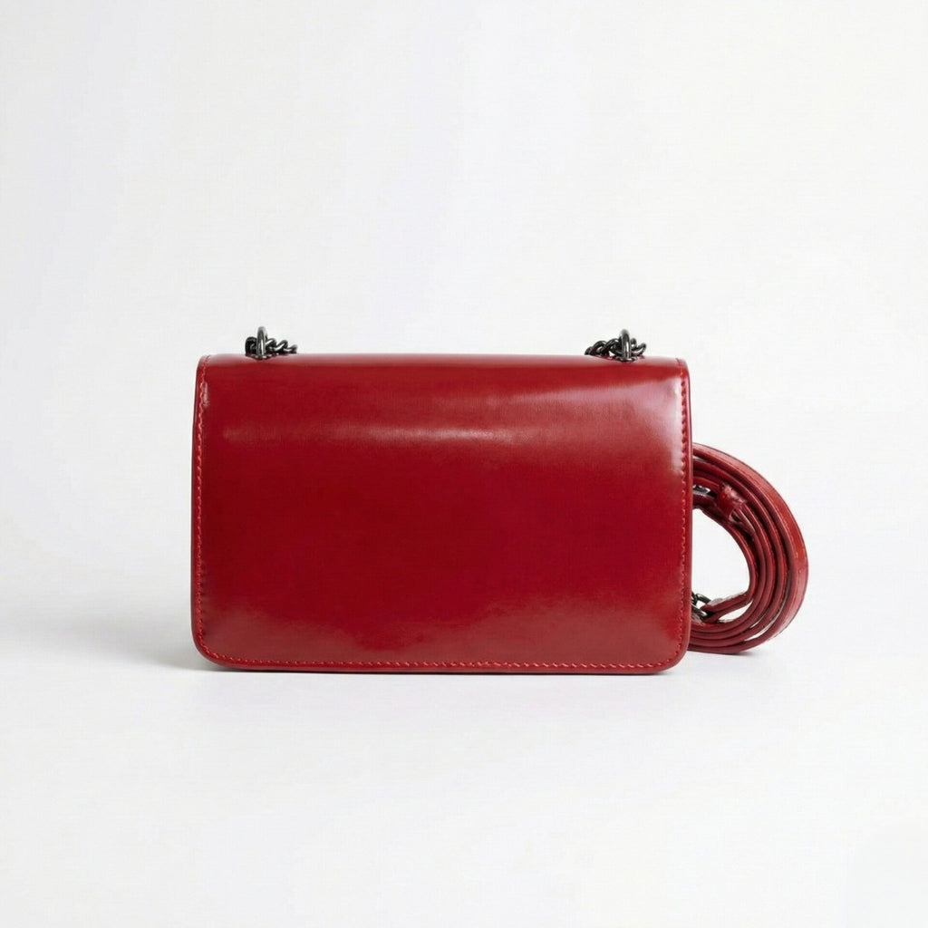 Ryndra Coil Crossbody — Red