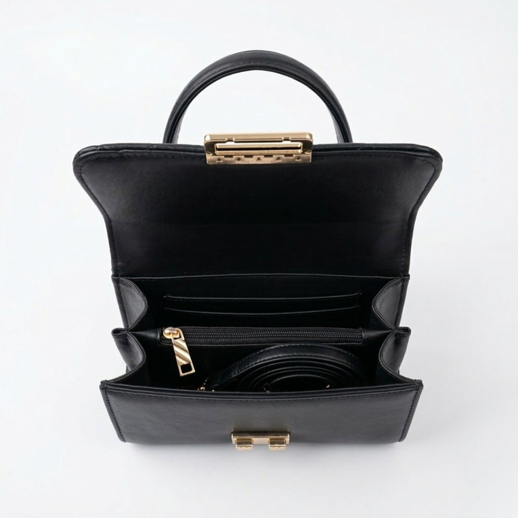 Ryndra Cleo Flap — Black