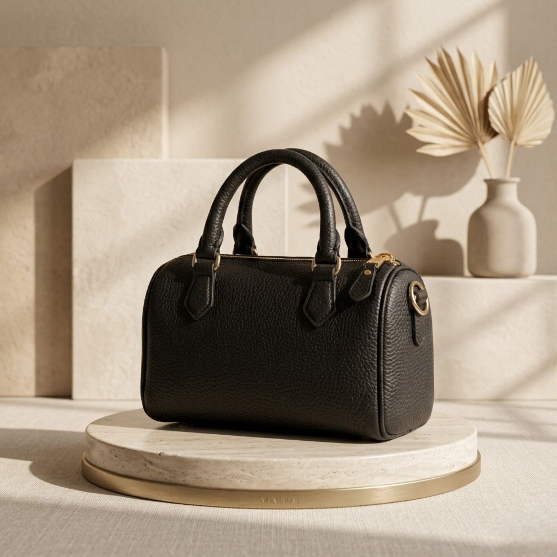 MINI DUFFLE BLACK BAG