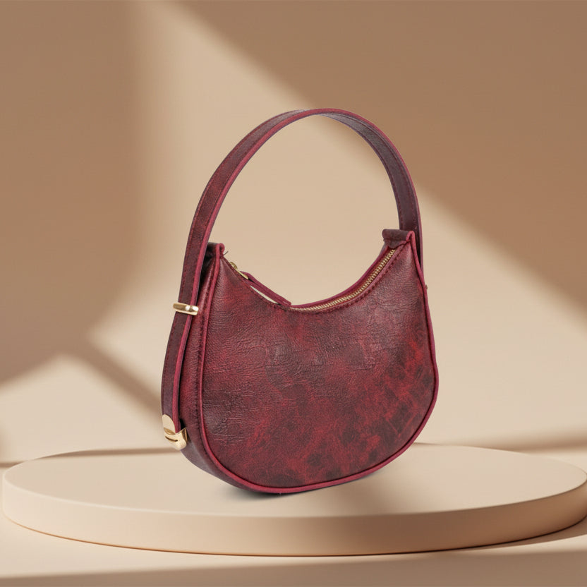 Ryndra Riva Shoulder Bag — Maroon