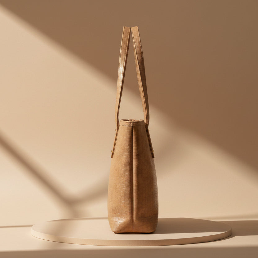 Ryndra Onyx Tote — Brown