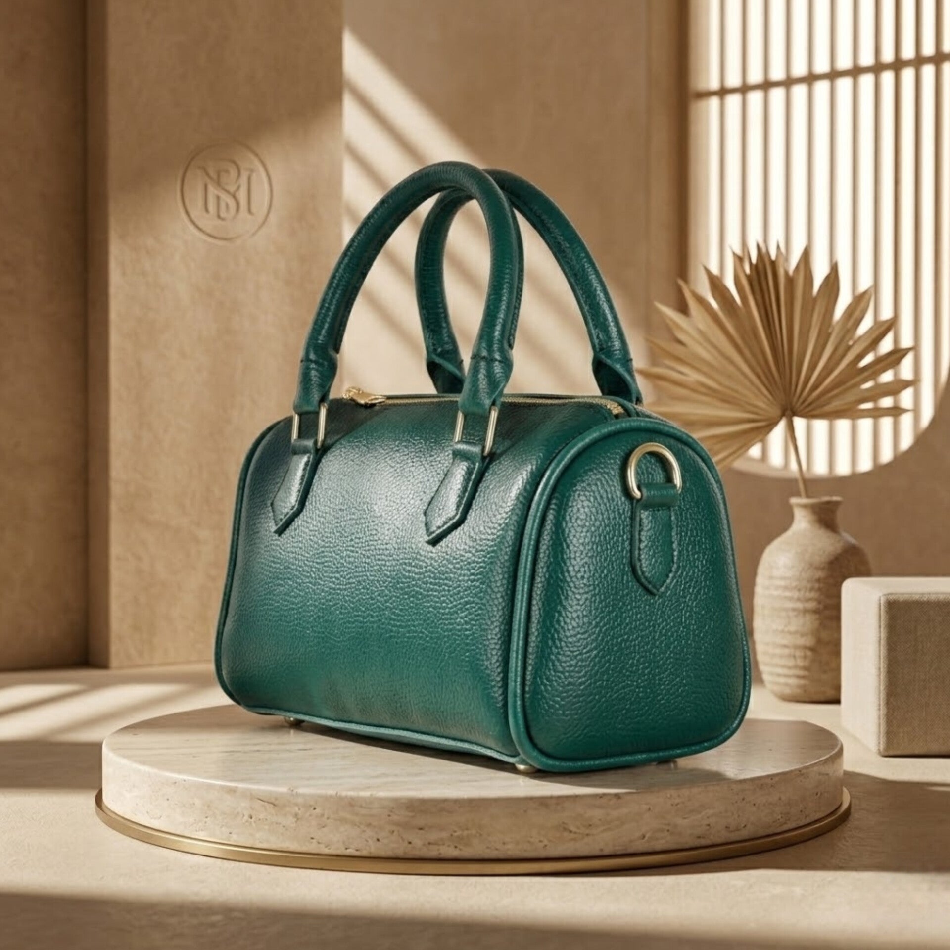 MINI DUFFLE GREEN BAG