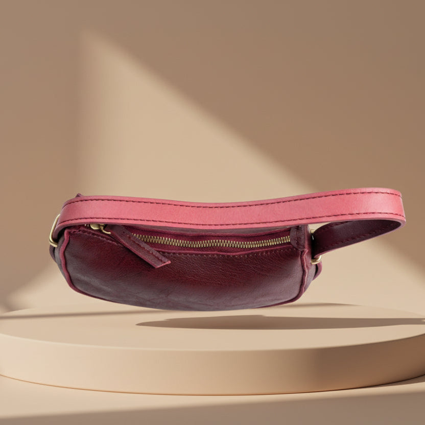 Ryndra Riva Shoulder Bag — Maroon