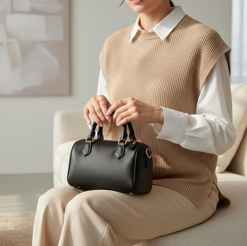 MINI DUFFLE BLACK BAG