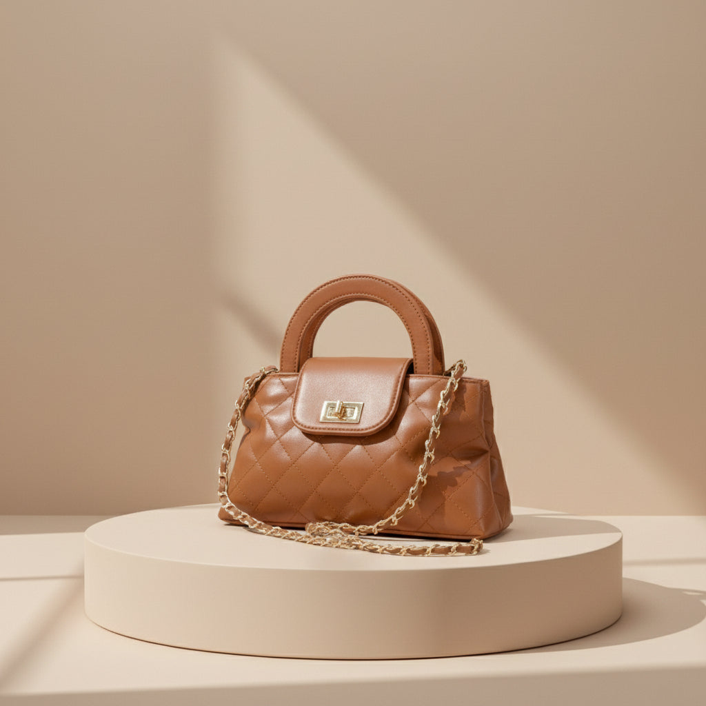 Ryndra Quill Crossbody — Brown