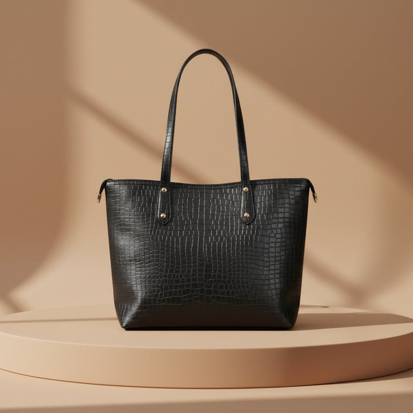 THE MIDNIGHT BLACK TOTE