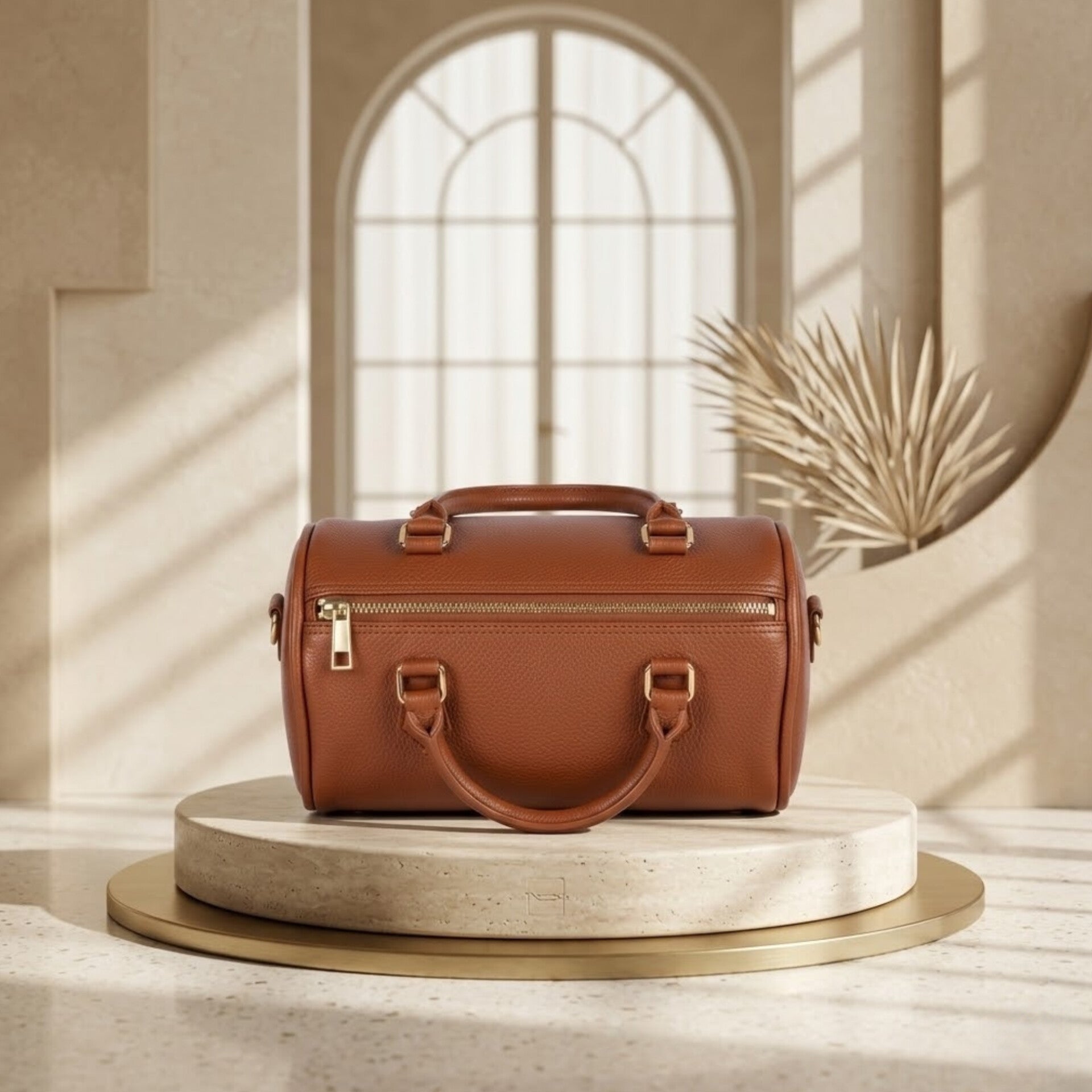 MINI DUFFLE BROWN BAG