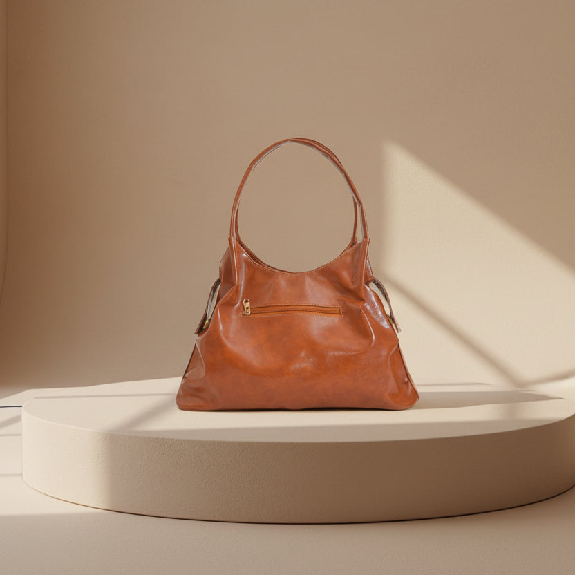 PABLO BROWN SHOULDER BAG