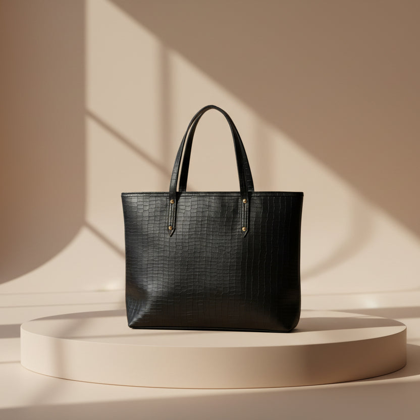 THE MIDNIGHT BLACK TOTE