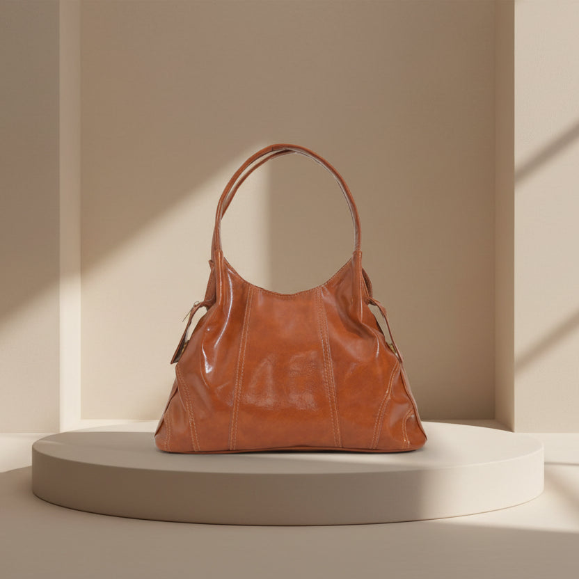 PABLO BROWN SHOULDER BAG