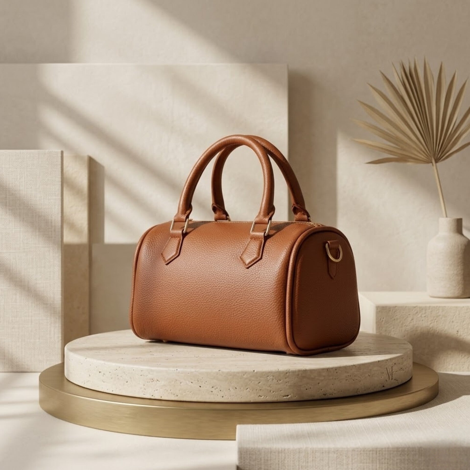 MINI DUFFLE BROWN BAG