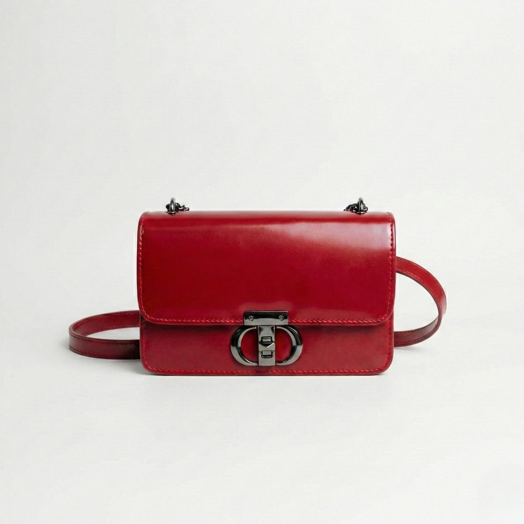 Ryndra Coil Crossbody — Red