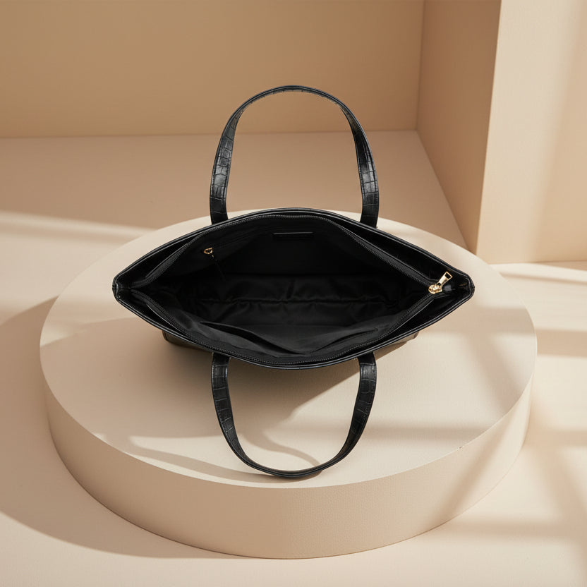 THE MIDNIGHT BLACK TOTE