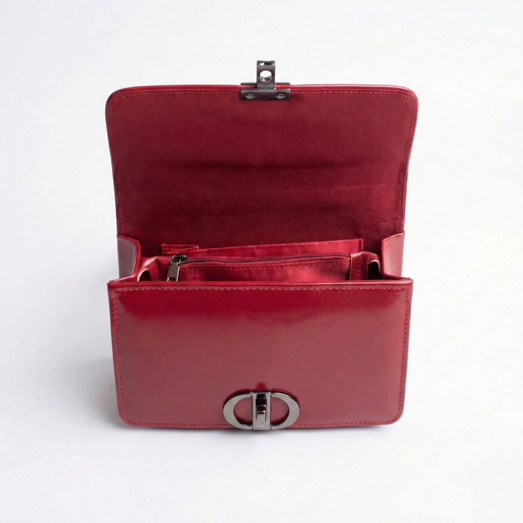 Ryndra Coil Crossbody — Red